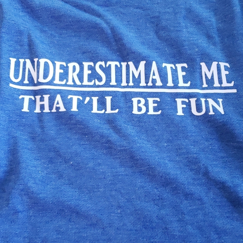 Blue, cotton long sleeved shirt